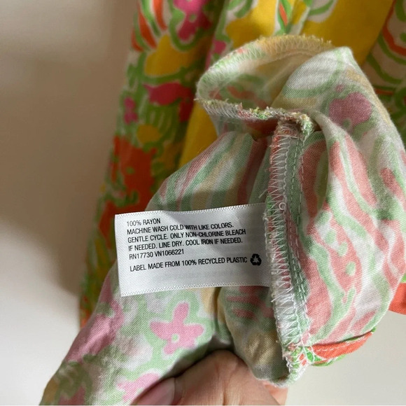 Lily Pulitzer for Target Happy Place floral sleeveless romper size XS - Picture 7 of 9